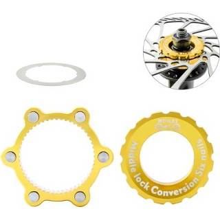 👉 Bike 6-Bolt Rotor Adapter Bicycle 6 Hole Hub Brake Disc Conversion Base