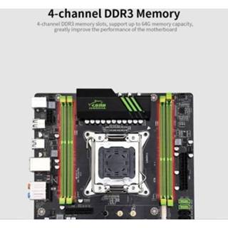 👉 Moederbord Jingsha X79 Motherboard Gaming Mainboard with 4-channel DDR3 Slots M.2 Interface Support LGA2011 V1 V2 Series Processor