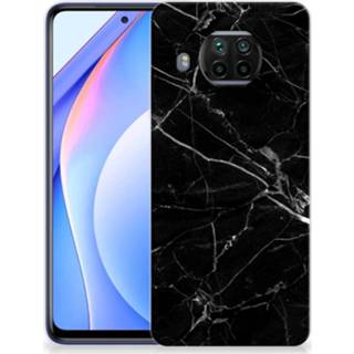 👉 Siliconen hoesje zwart marmer Xiaomi Mi 10T Lite TPU - Origineel Cadeau Vader 8720215969313