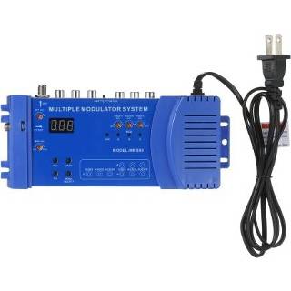 👉 Modulator aluminium alloy MMS80 Home UHF Optional PAL/NTSC Multiple Modulation System CATV Signal Amplifier 100~240V EU Plug Compact Video Transmitter