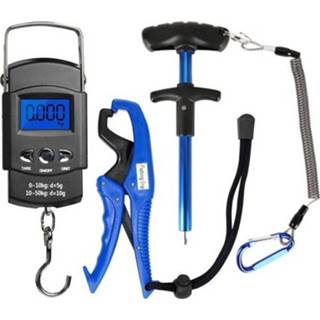 👉 Make up remover Handheld Digital Fish Scale Squeeze-Out Hook Gripper Fishing Combo Kit