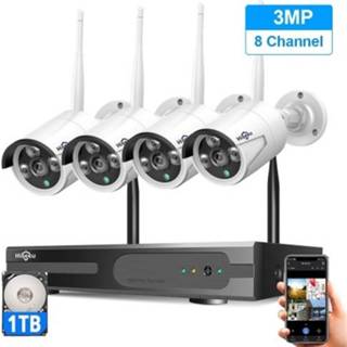 👉 Bewakingscamera 3MP Wireless Security Camera System