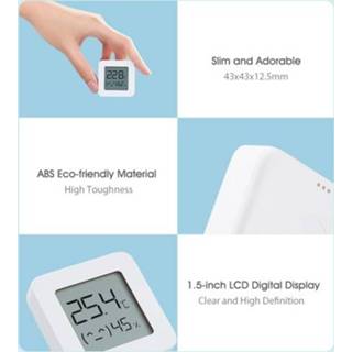 👉 Thermometer 2pcs Xiaomi BT 2 Wireless Smart Electric Digital Hygrometer Humidity Sensor Work with Mijia APP