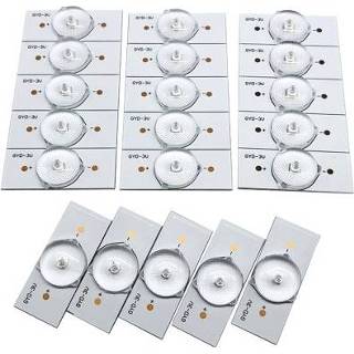 👉 Lens 20PCS 3V SMD Lamp Beads with Optical Fliter for 32-65 LED TV Repair Light Strip Parts Accessories