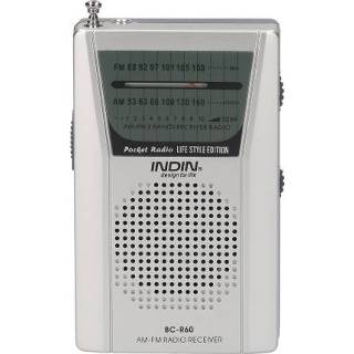 👉 Draagbare radio INDIN BC-R60 AM FM Battery Operated Portable Pocket Mini Music Player by 2 AA Wireless Speaker for House & Outdoor