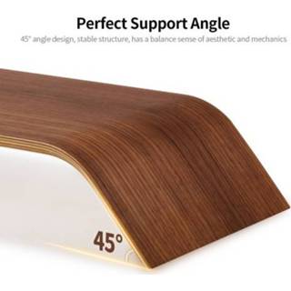 👉 Monitor SAMDI Wooden Stand All-in-one Machine Laptop Holder Strong Bearing Capacity Stable Bracket Replacement for iMac