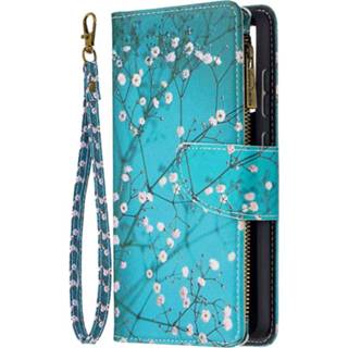 👉 Portemonnee blauw FONU Wallet Hoesje Samsung Galaxy A52 - Japanse Sierkers 8720598430226