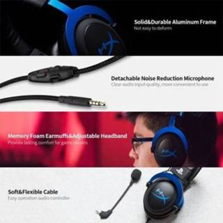 👉 Gaming headset Kingston HyperX Cloud Head-mounted with in-Line Audio Control Detachable Microphone for PS4 PS5 Xbox PC