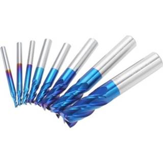 👉 Router steel 8PCS 4-Flute End Mill Bits Carbide Tungsten Milling Cutter Rotary Tool Straight Shank 4-12mm Double Edged Cutting Engraving Independent Case Store