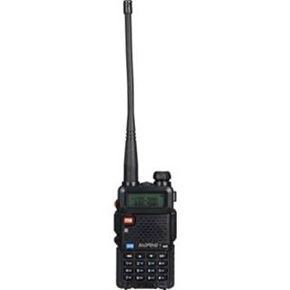 👉 Transceiver zwart BAOFENG BF-UV5R FM Dual Band Handheld 128CH Amateur Portable Radio Long Standby Black