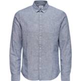 👉 Overhemd katoen s mannen blauw 'Caiden' 5713750998934