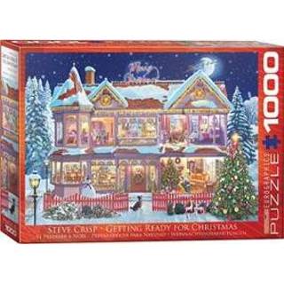 👉 Puzzel stuks Eurographics Getting Ready Christmas - 1000 stukjes 628136609739