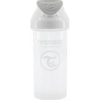 👉 Meisjes wit pastel TWIST SHAKE rietjesfles rietjesbeker 360 ml 6+ maanden 7350083125927