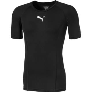 👉 Shirt polyester leder unisex XL adult aucun mode male zwart mannen LIGA Baselayer T-shirt met korte mouwen, Zwart, Maat | PUMA 4059505719746