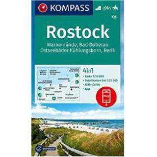 👉 Wandelkaart Kompass - Rostock, Warnemünde, Bad Doberan 1. Auflage 2020 9783990447383