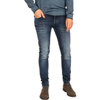 👉 Spijkerbroek male blauw Riser slim fit jeans soft summer night SSN