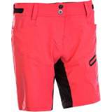 👉 ENDURANCE - Women's Jamilla 2 in 1 Cycling Shorts - Fietsbroek maat 46, rood