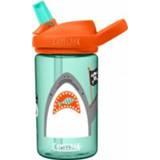 👉 Drinkfles turkoois oranje uniseks Camelbak - Kid's Eddy+ 14oz I maat 400 ml, turkoois/oranje 886798030579