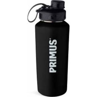 👉 Primus - TrailBottle Stainless Steel - Drinkfles maat 1,0 l, zwart