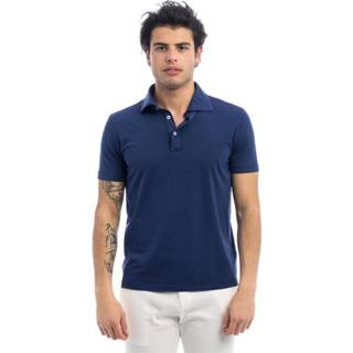 👉 Poloshirt male blauw Polo shirt