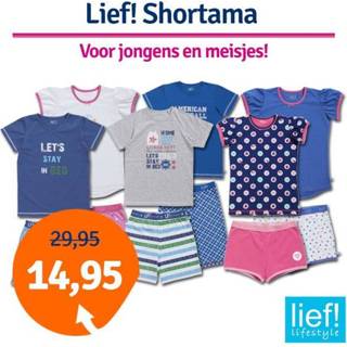 👉 Lief! Boys shortama 40013 Big Stripes-86/92