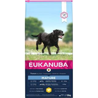 👉 Eukanuba Dog Mature & Senior Large Breeds - Hondenvoer - Kip - 12 kg