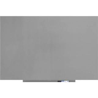 👉 Whiteboard zilvergrijs polyester staal zilver Skin 75x115 cm PRO - coating â€“