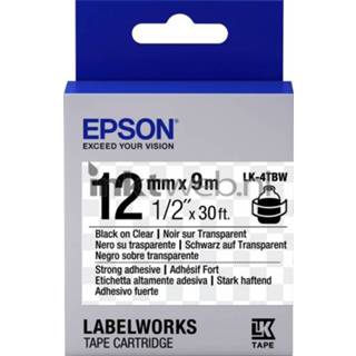 👉 Zwart Epson LK-4TBW 8715946611303