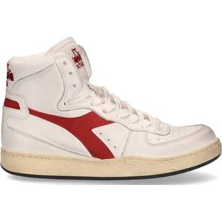 👉 Wit rood rubber active Diadora Heritage Mi Basket Used Wit/Rood 8030631133244