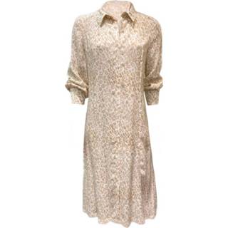 👉 Hemd vrouwen beige Bal_Darcey kleed luipaard