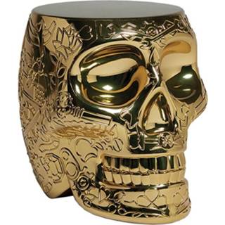 👉 Kruk goud active Qeeboo Mexico Krukje / Bijzettafel - Metallic Gold 8052049051170