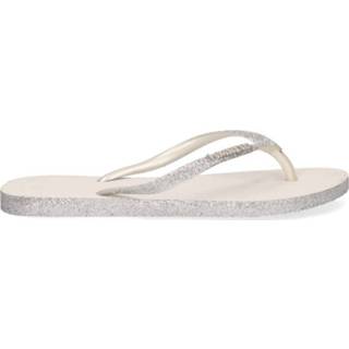 👉 Zilver rubber active Havaianas Slim Sparkle II 7890541909855