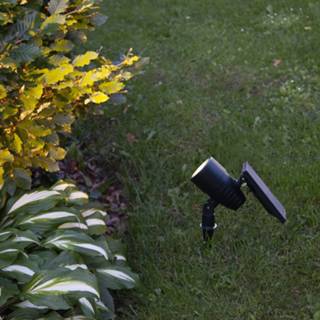 Kunststof a+ warmwit zwart LED solar-prikspot Powerspot sensor 50lm