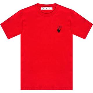 👉 Shirt XL male rood Logo T-shirt