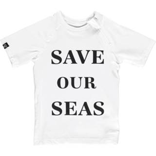 👉 Zwemshirt korte mouw wit plastic jongens kinderen meisjes UV Meisje - Save Our Seas Soup Foundation 7436908715792 7436908715754