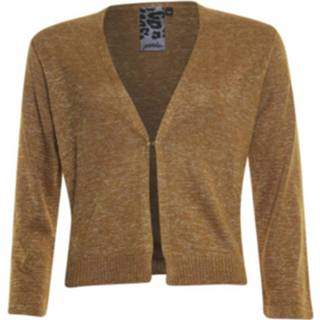 👉 Vrouwen bruin Cardigan Shiny-113176