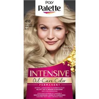👉 Haarkleuring active Poly 418 Licht Asblond 115 ml 5410091757755