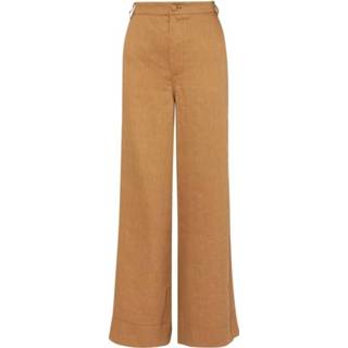 👉 Vrouwen bruin Pantalone ampio Diagonal