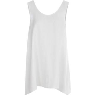 👉 Sleeveless l vrouwen wit TOP 1622933727848