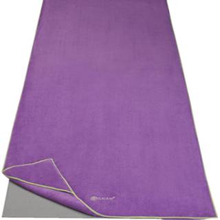 👉 Yoga handdoek purper Gaiam Stay Put - Purple 18713625168