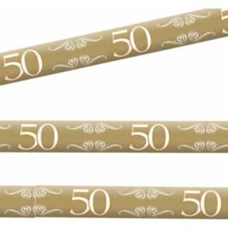 👉 Markeer lint gouden 50 jaar jubileum markeerlint versiering