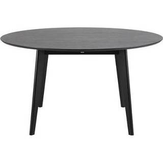 👉 Eettafel MDF zwart Vestbjerg Crow Ø 140 cm