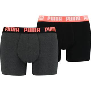 👉 Boxershort s onderbroeken grijs rood zwart Puma Basic 6-Pack Black/Grey/Red