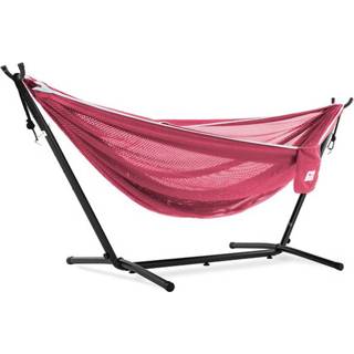 👉 Hangmat roze active Vivere Mesh - met Standaard 250 cm Roze/celeste 713799004820