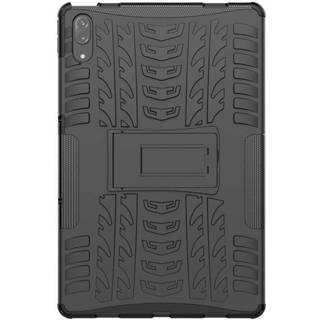 👉 Zwart extreem hoesje Lenovo Tab P11 Pro Hoes Rugged Hybrid Case 8720329612037