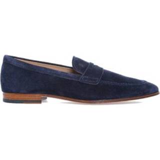 👉 Moccasins vrouwen blauw with decorative placket