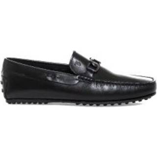 👉 Moccasins male zwart City - Calfskin with metal links