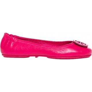 👉 Vrouwen roze Ballerines en cuir logo