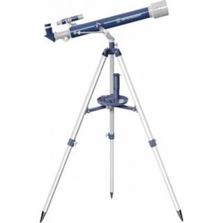 👉 Bresser Refractor Telescoop 60/700 Az Blauw/Lichtgrijs