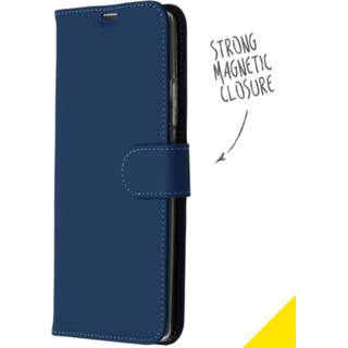 👉 Portemonnee blauw kunstleer unicolor unisex Wallet Softcase Booktype voor de Samsung Galaxy S10 Lite - 8719295283686